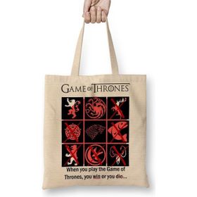 Baskı Dükkanı Game of Thrones Bez Çanta