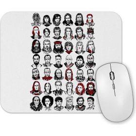Baskı Dükkanı Game of Thrones Faces Mouse Pad