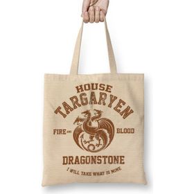 Baskı Dükkanı Game of Thrones House Martell Bez Çanta