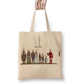Baskı Dükkanı Game of Thrones House Stark and Tony Stark Bez Çanta