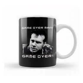 Baskı Dükkanı Game Over Man Game Over Quote Aliens Kupa