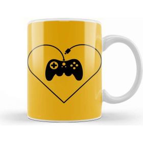 Baskı Dükkanı Gamer Fan D Pad Heart 01 Kupa