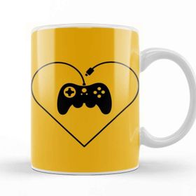 Baskı Dükkanı Gamer Fan D Pad Heart 01 Kupa