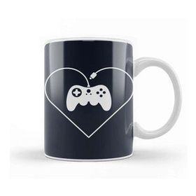 Baskı Dükkanı Gamer Fan D Pad Heart Kupa