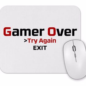 Baskı Dükkanı Gamer Game Over Mouse Pad