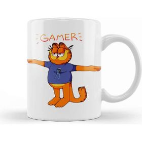 Baskı Dükkanı Gamer Garfield Crazy Frog T Pose 01 Kupa