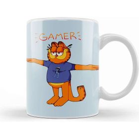 Baskı Dükkanı Gamer Garfield Crazy Frog T Pose Kupa