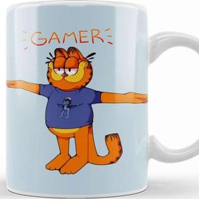 Baskı Dükkanı Gamer Garfield Crazy Frog T Pose Kupa