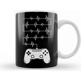 Baskı Dükkanı Gamer Heartbeat Video Game Lover 01 Kupa