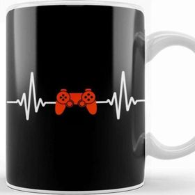Baskı Dükkanı Gamer Heartbeat Video Game Lover Kupa