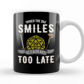 Baskı Dükkanı Gamer When the Dm Smiles Its Already too Late Kupa