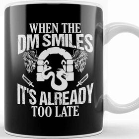 Baskı Dükkanı Gamer When the Dm Smiles Its Already too Late Kupa