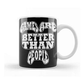 Baskı Dükkanı Games are Better Than People Video Games 01 Kupa