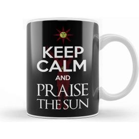 Baskı Dükkanı Games Keep Calm and Praise the Sun Kupa