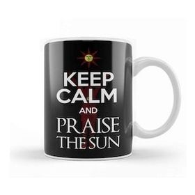Baskı Dükkanı Games Keep Calm and Praise the Sun Kupa