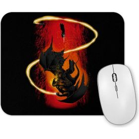 Baskı Dükkanı Gandalf the Wizard Vs the Demon Mouse Pad