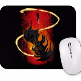 Baskı Dükkanı Gandalf the Wizard Vs the Demon Mouse Pad