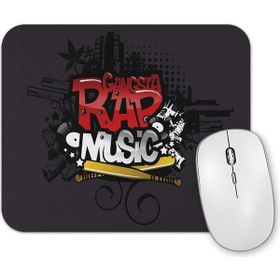 Baskı Dükkanı Gangsta Rap Music Müzik Mouse Pad