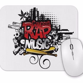 Baskı Dükkanı Gangsta Rap Music Müzik Mouse Pad