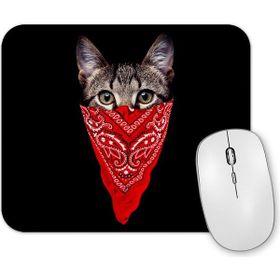 Baskı Dükkanı Gangster Cat Kedi Mouse Pad