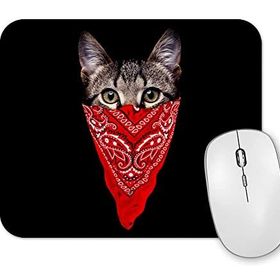 Baskı Dükkanı Gangster Cat Kedi Mouse Pad