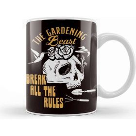 Baskı Dükkanı Gardening Beast Gardener Garden Plnats Flowers Nature Lawn Kupa