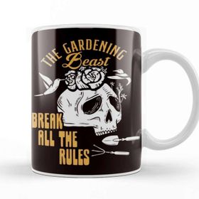 Baskı Dükkanı Gardening Beast Gardener Garden Plnats Flowers Nature Lawn Kupa