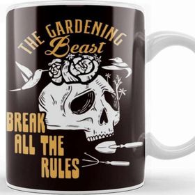 Baskı Dükkanı Gardening Beast Gardener Garden Plnats Flowers Nature Lawn Kupa