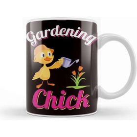 Baskı Dükkanı Gardening Chick Garden Lady Gardener Landscaper Lawn Plants Kupa