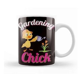 Baskı Dükkanı Gardening Chick Garden Lady Gardener Landscaper Lawn Plants Kupa