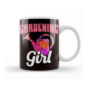 Baskı Dükkanı Gardening Girl Watering Can Nature Plants Flowers Gardener Kupa