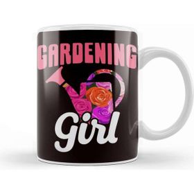 Baskı Dükkanı Gardening Girl Watering Can Nature Plants Flowers Gardener Kupa