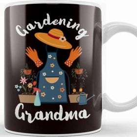 Baskı Dükkanı Gardening Grandma Grandmom Gardener Garden Landscaper Lawn Kupa