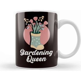 Baskı Dükkanı Gardening Queen Garden Lady Gardener Landscaper Flowers Lawn Kupa