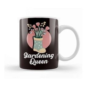 Baskı Dükkanı Gardening Queen Garden Lady Gardener Landscaper Flowers Lawn Kupa