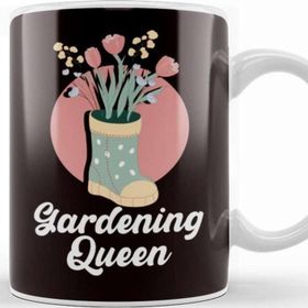 Baskı Dükkanı Gardening Queen Garden Lady Gardener Landscaper Flowers Lawn Kupa