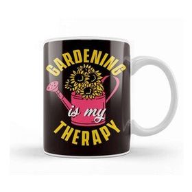 Baskı Dükkanı Gardening Therapy Watering Can Garden Gardener Flowers Lawn Kupa