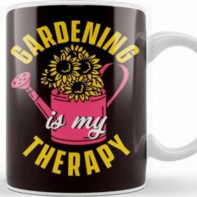 Baskı Dükkanı Gardening Therapy Watering Can Garden Gardener Flowers Lawn Kupa