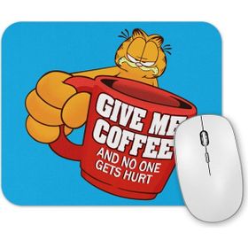 Baskı Dükkanı Garfield Give Me Coffe Garfield Bana Kahve Ver Mouse Pad