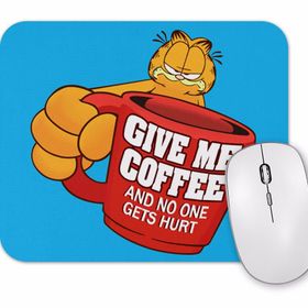 Baskı Dükkanı Garfield Give Me Coffe Garfield Bana Kahve Ver Mouse Pad