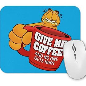 Baskı Dükkanı Garfield Give Me Coffe Garfield Bana Kahve Ver Mouse Pad