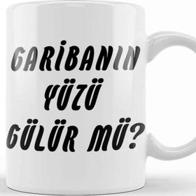 Baskı Dükkanı Garibanın Yüzü Gülür Mü Kupa
