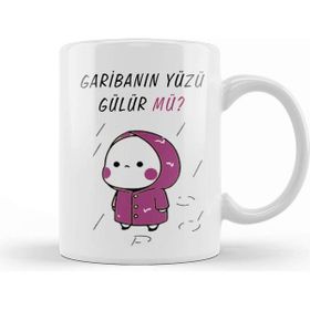 Baskı Dükkanı Garibanın Yüzü Gülür Mü Yazılı 01 Kupa