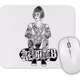 Baskı Dükkanı Garota Skate 2 Mouse Pad
