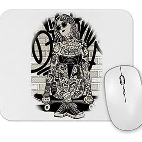 Baskı Dükkanı Garota Skate Mouse Pad