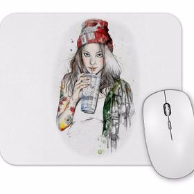 Baskı Dükkanı Garota Tatoo Mouse Pad