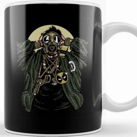 Baskı Dükkanı Gas Mask Gangsta Kupa