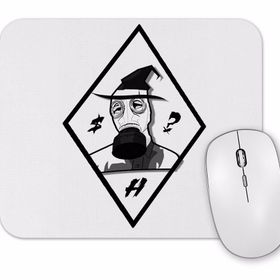 Baskı Dükkanı Gas Mask Hermetic Mouse Pad
