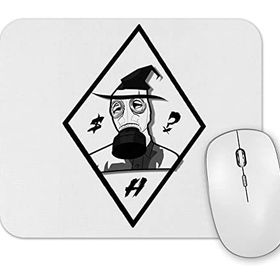 Baskı Dükkanı Gas Mask Hermetic Mouse Pad