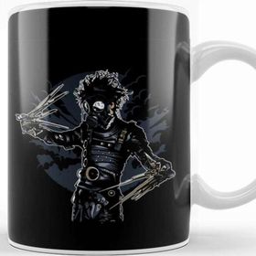 Baskı Dükkanı Gas Mask Scissorhands Kupa